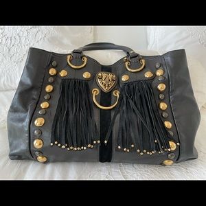 Authentic Gucci Black Fringe Babouska bag